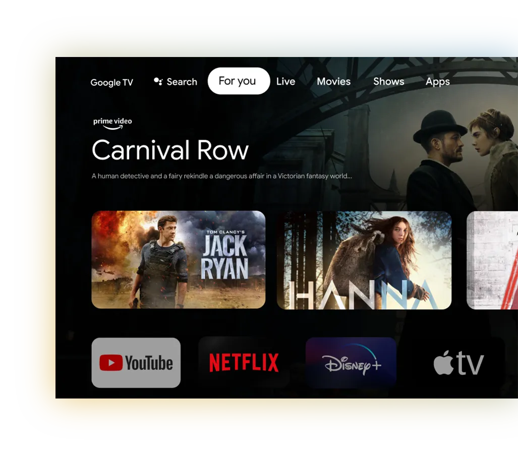 Google TV features
