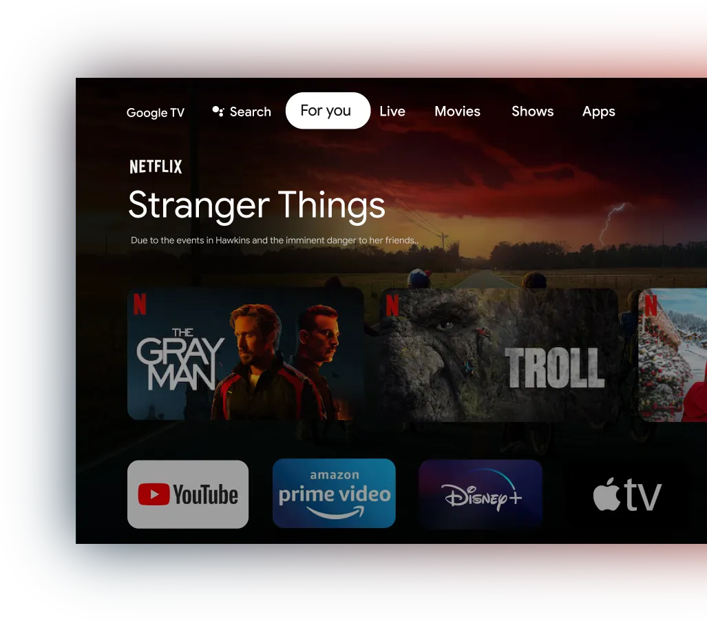 Google TV features