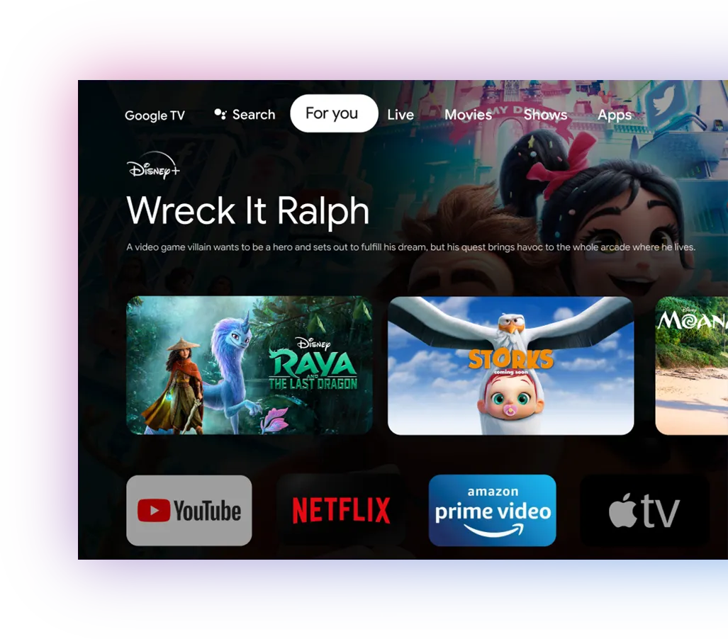 Google TV features
